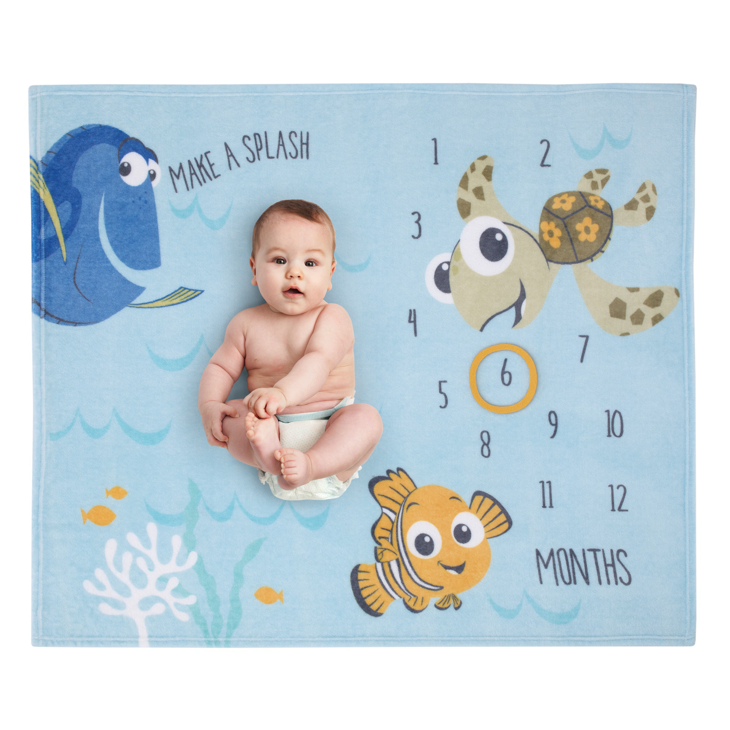 Disney Milestone Blankets Blue Baby Blanket Wayfair Canada